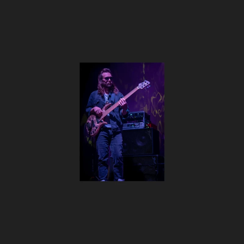Bassist Performs on Stage at Rock Concert Bucket Hat