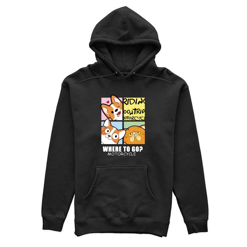 Niedliche Tiere auf Abenteuerreise Damen Pullover Hoodie