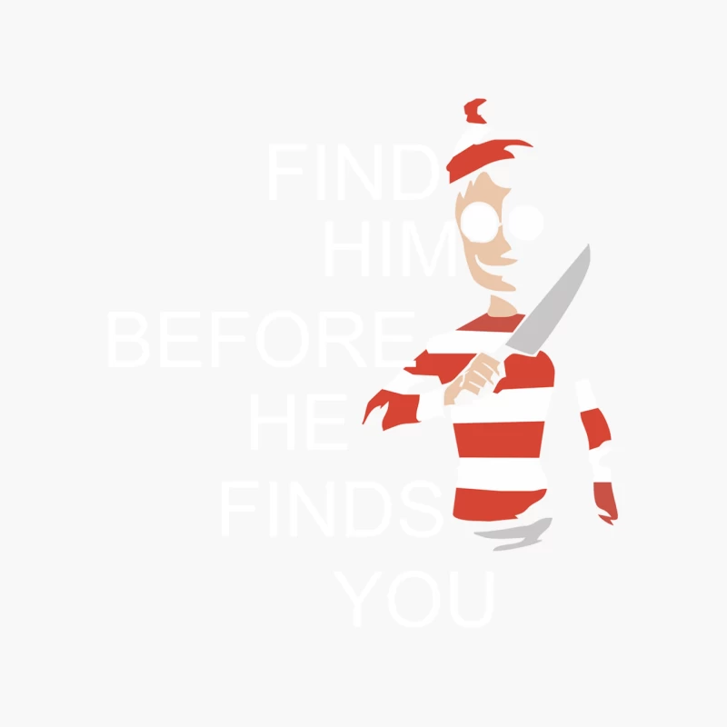 Where_s Waldo (Wally) Funny Parody Find Him Before He Finds You! Cotton Tote Bag