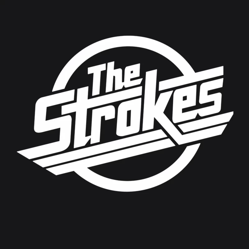 The Strokes Band Logo Outline Female Pullover Hoodie