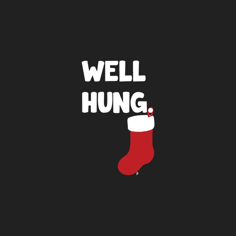 Well Hung Endowed Christmas Stocking Funny Bucket Hat