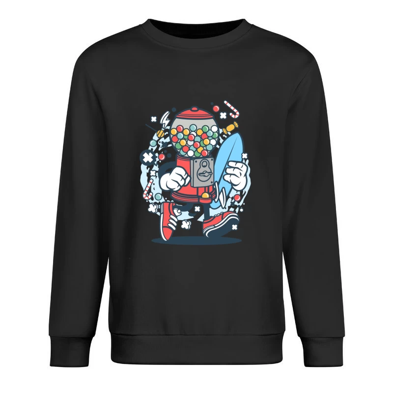 Distributeur de bonbons avec planche de surf Homme Sweat-shirt à enfiler