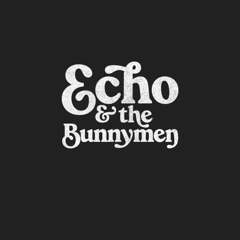 Echo &amp_ The Bunnymen  Faded Style Retro Typography Design Bucket Hat