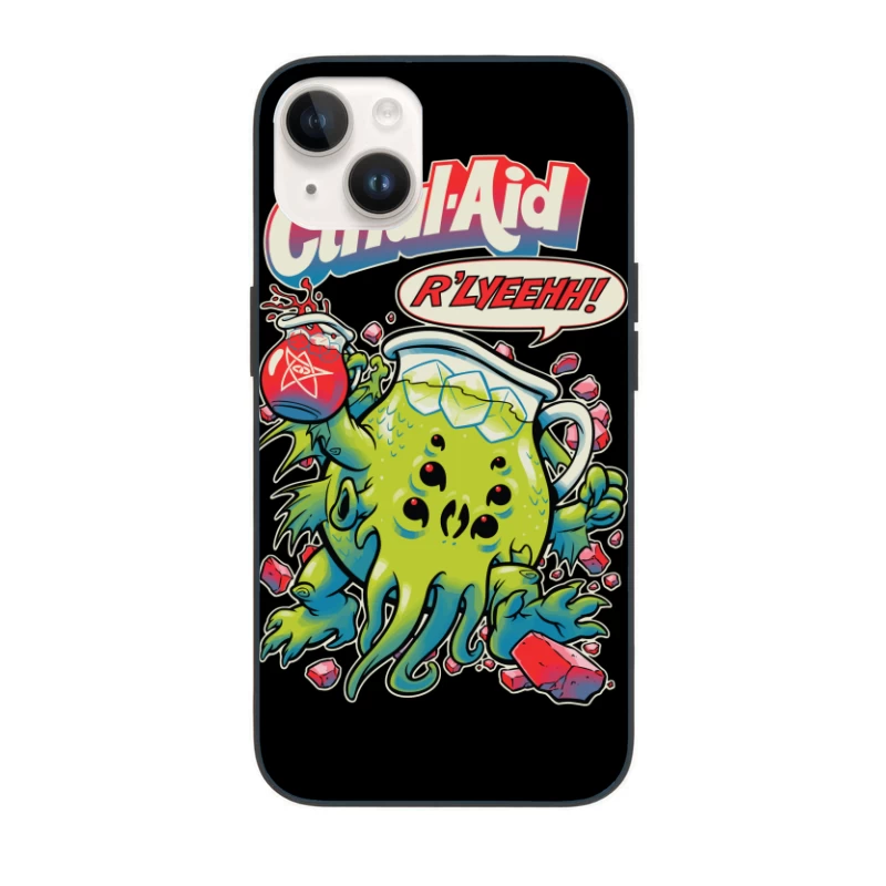 Hey Cthul-Aid: A Lovecraftian Drink Parody iPhone Case