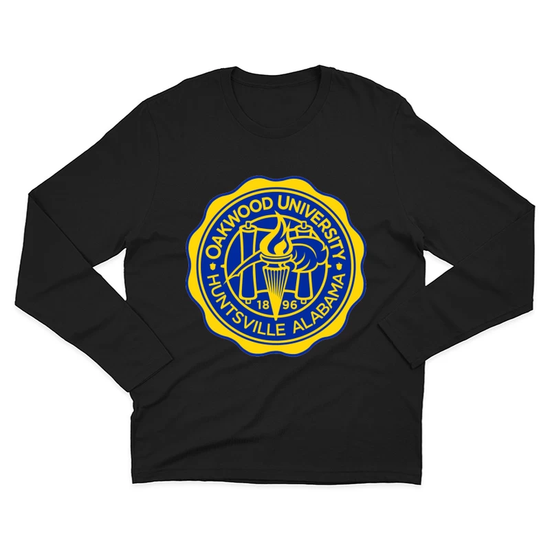 Official Seal of Oakwood University in Huntsville, Alabama Male Long Sleeve T-Shirt