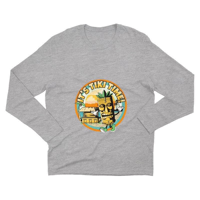Moment de Tiki Festif Homme Manches Longues T-Shirt