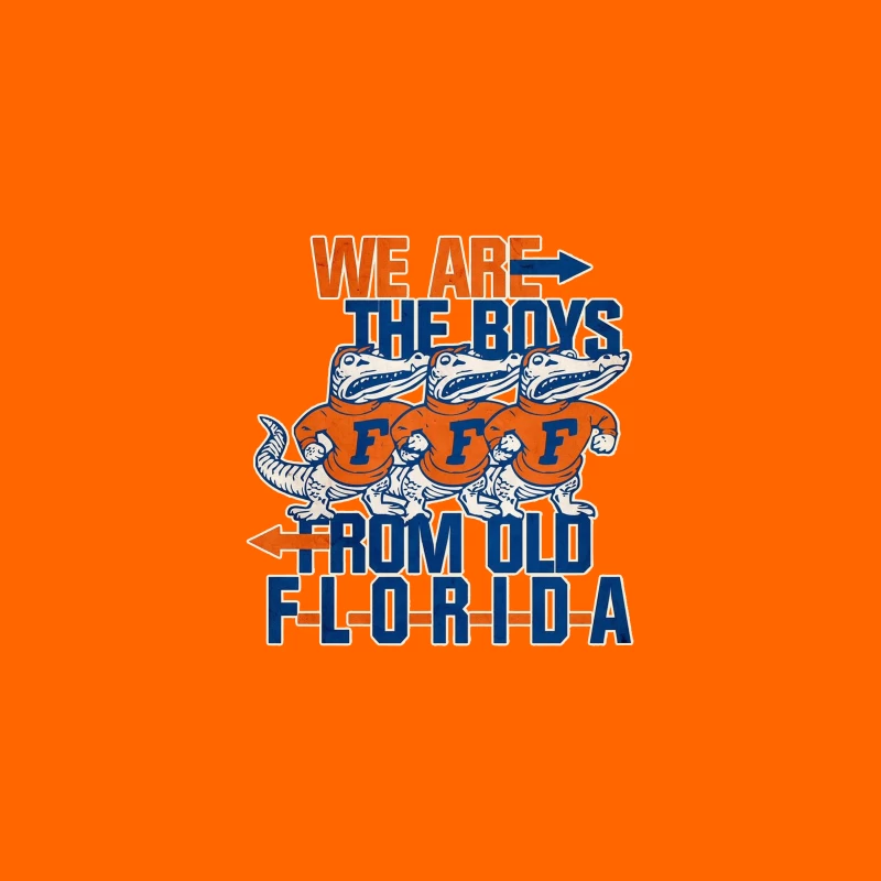 Vintage College Sports - Florida Gators "WE ARE THE BOYS" Desk Mat