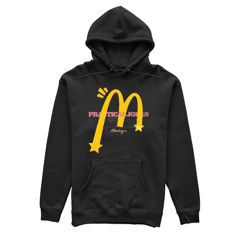Praktische Streiche Design mit gelbem Stern Damen Pullover Hoodie