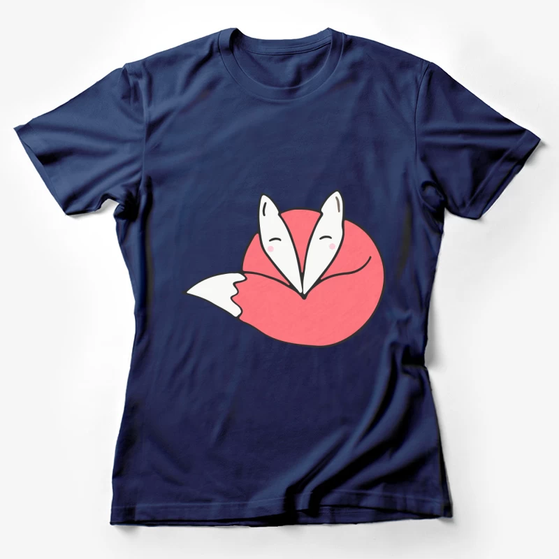 Renard adorable endormi Femme T-Shirt