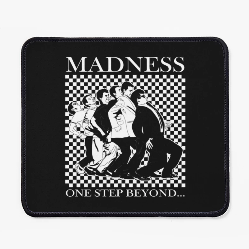 Madness "One Step Beyond" Album Art with Dancing Figures Mouse Pad