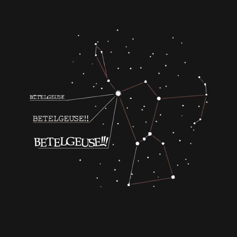 Astronomical Sketch of Betelgeuse Constellation Mouse Pad