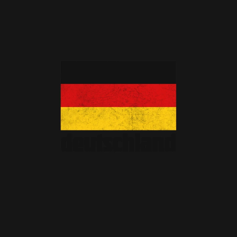 Deutschland  Germany Faded Style Flag Design Desk Mat