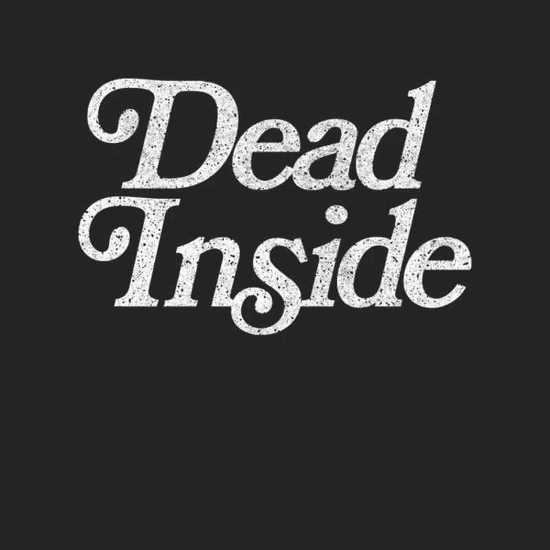 Dead Inside  Original Faded Retro Style Design Male Pullover Sweatshirt