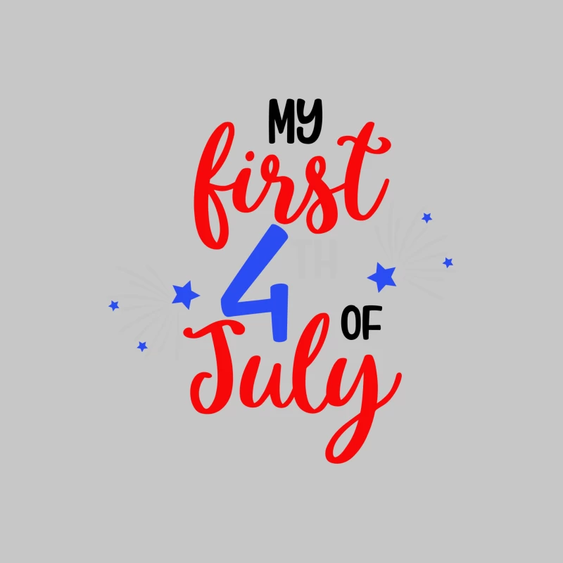 Première fête du 4 juillet Homme Manches Longues T-Shirt
