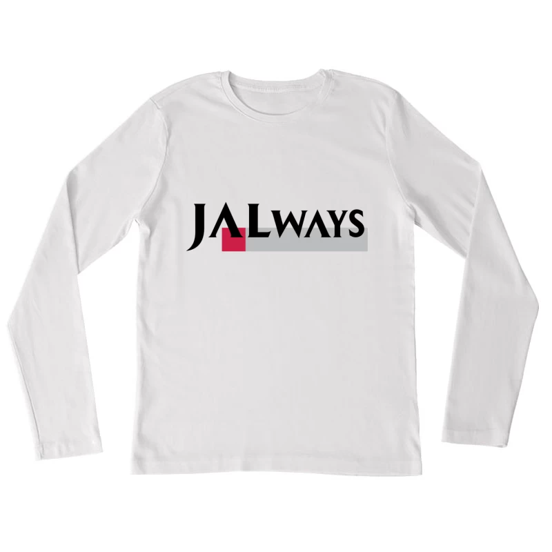 Jal Ways logo Female Long Sleeve T-Shirt