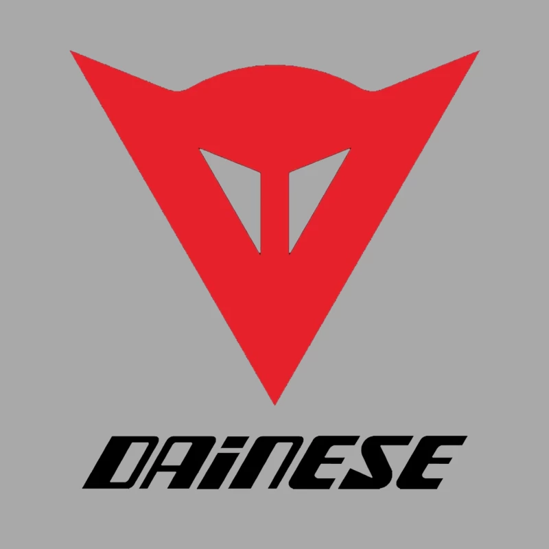 Dainese Motorcycle Gear Brand Logo in Red Female Pullover Hoodie