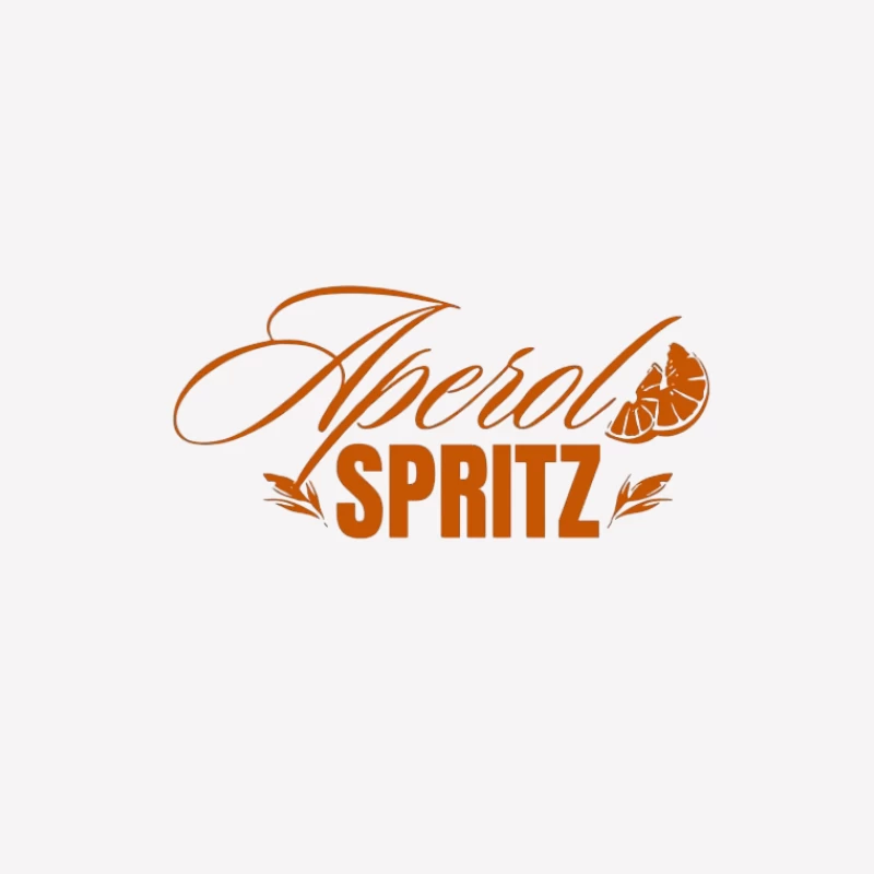 Logo Aperol Spritz avec motif d'orange Homme T-Shirt