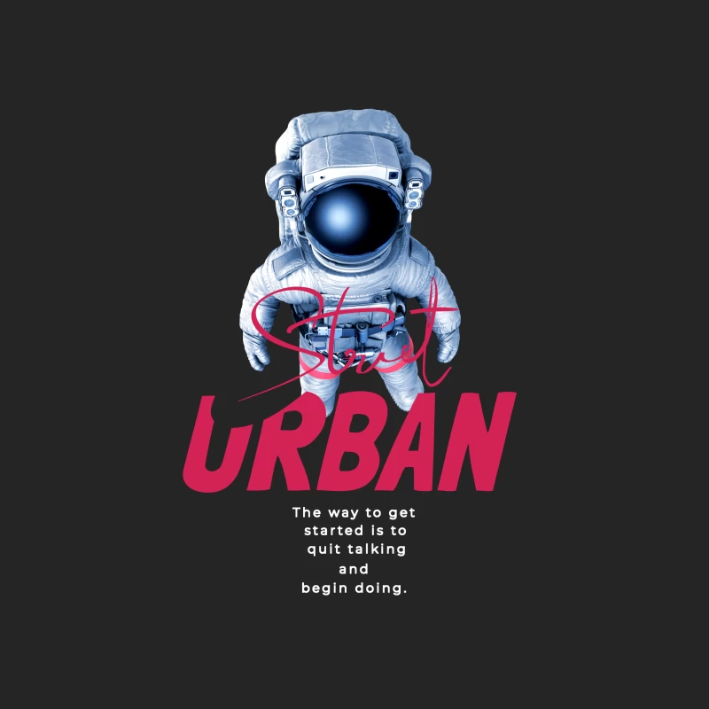 Astronaut und Motivation im urbanen Stil Herren Pullover Sweatshirt