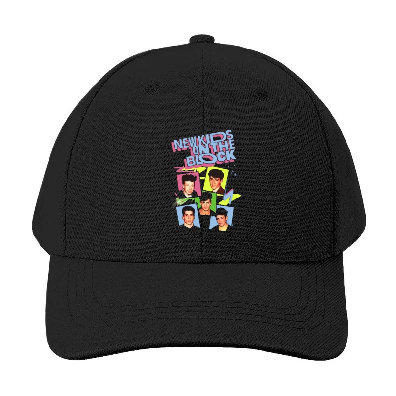 New Kids on the Block 90s Pop Group Vintage Photo Collection Baseball Cap