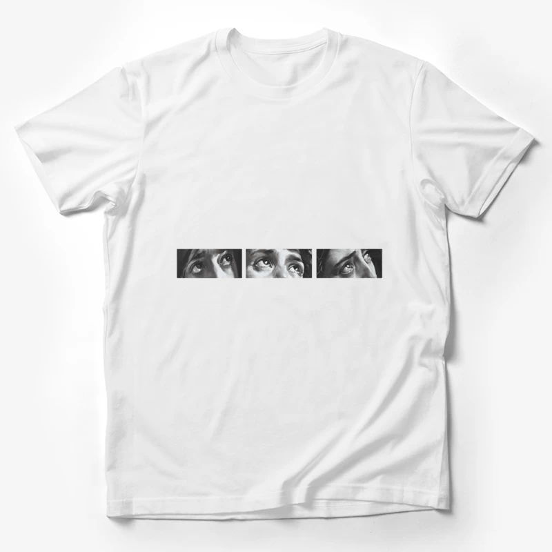 Nahaufnahme von Augen in Kunst Herren T-Shirt