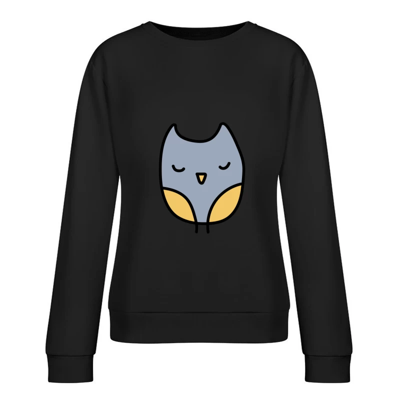 Illustration de hibou coloré Femme Sweat-shirt à enfiler