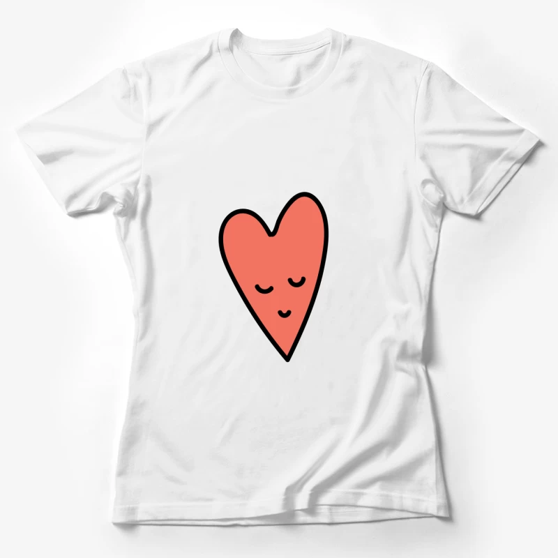 Cœur mignon et apaisant Femme T-Shirt