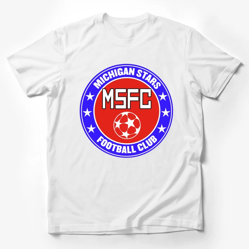 Michigan Stars Football Club Soccer Team Logo Male T-Shirt