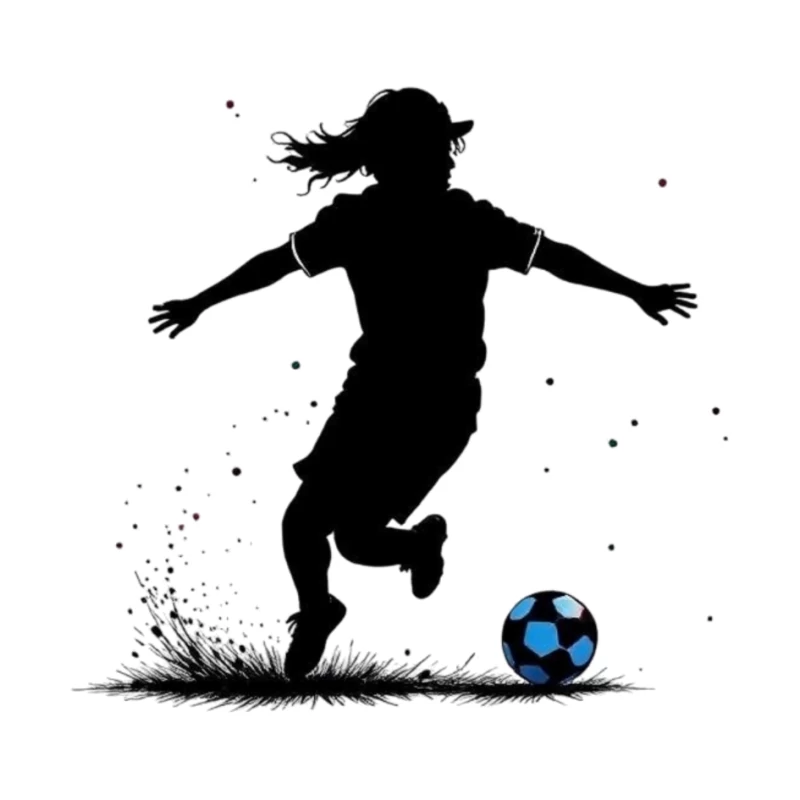 Dynamic Soccer Celebration Pin