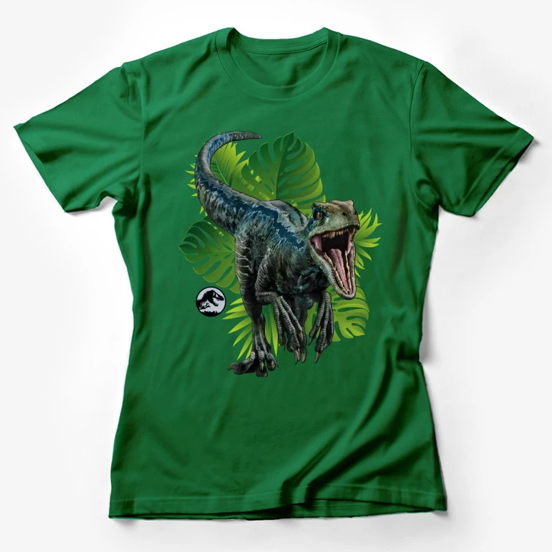 Hyperrealistic Velociraptor in the Wild Female T-Shirt