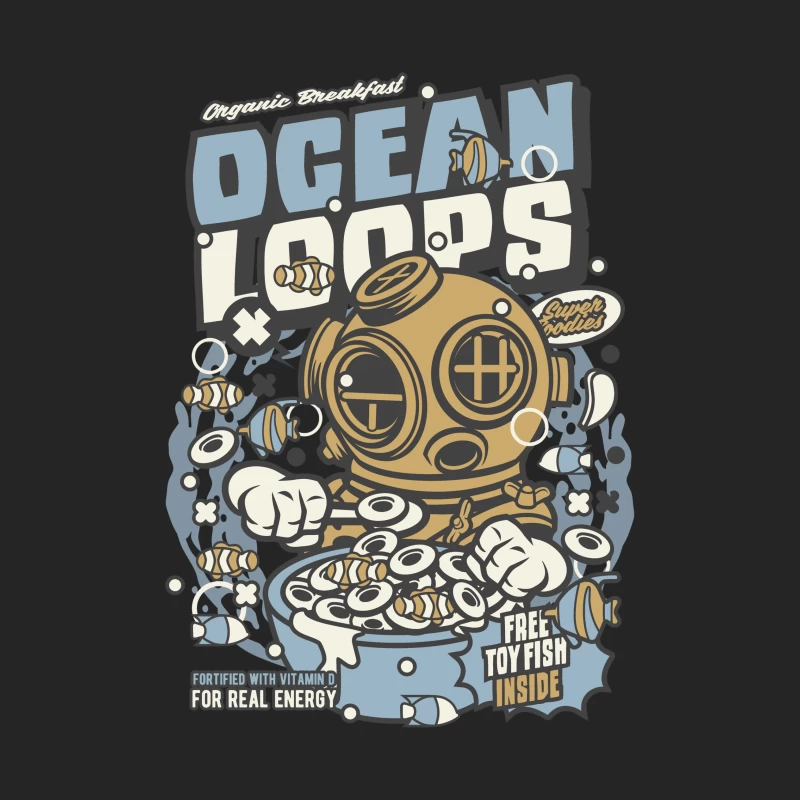 Les céréales Ocean Loops avec un scaphandre Homme Sweat-shirt à enfiler