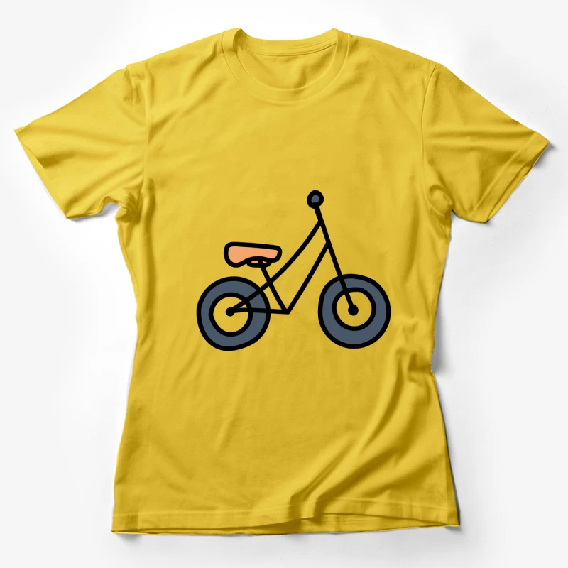 Illustration de vélo minimaliste Femme T-Shirt