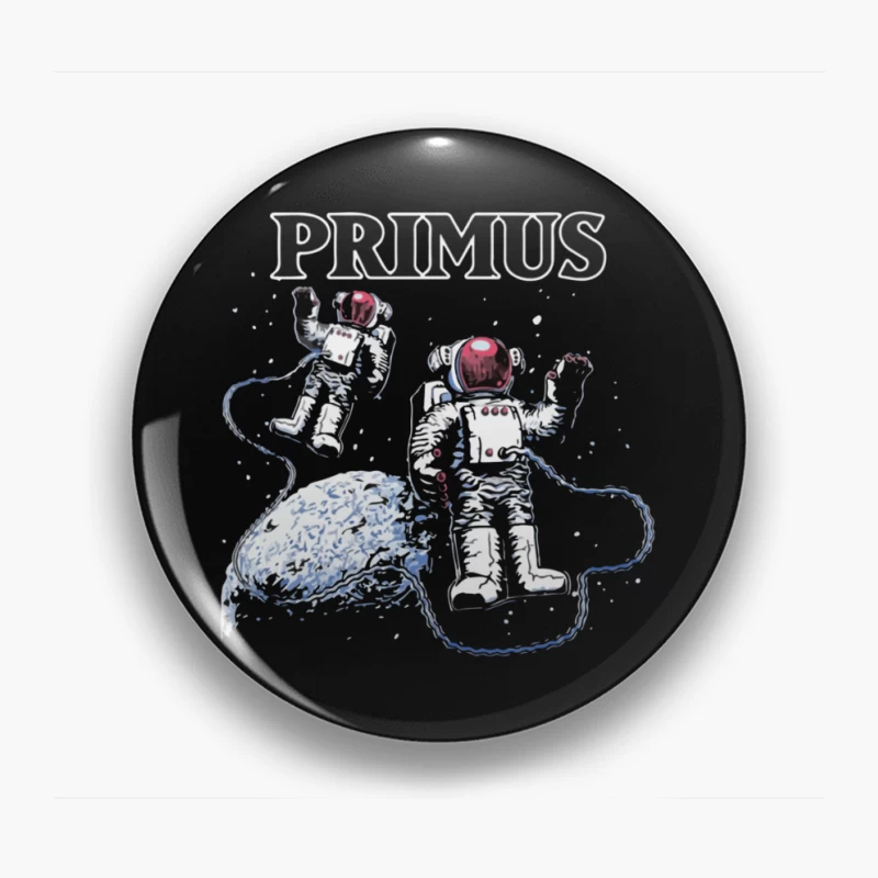 Primus Band Space Astronaut Art Illustration Pin