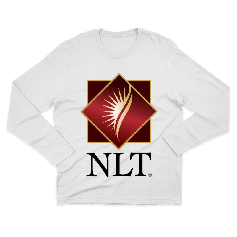 NLT Corporate Logo with Gold Diamond Design Male Long Sleeve T-Shirt