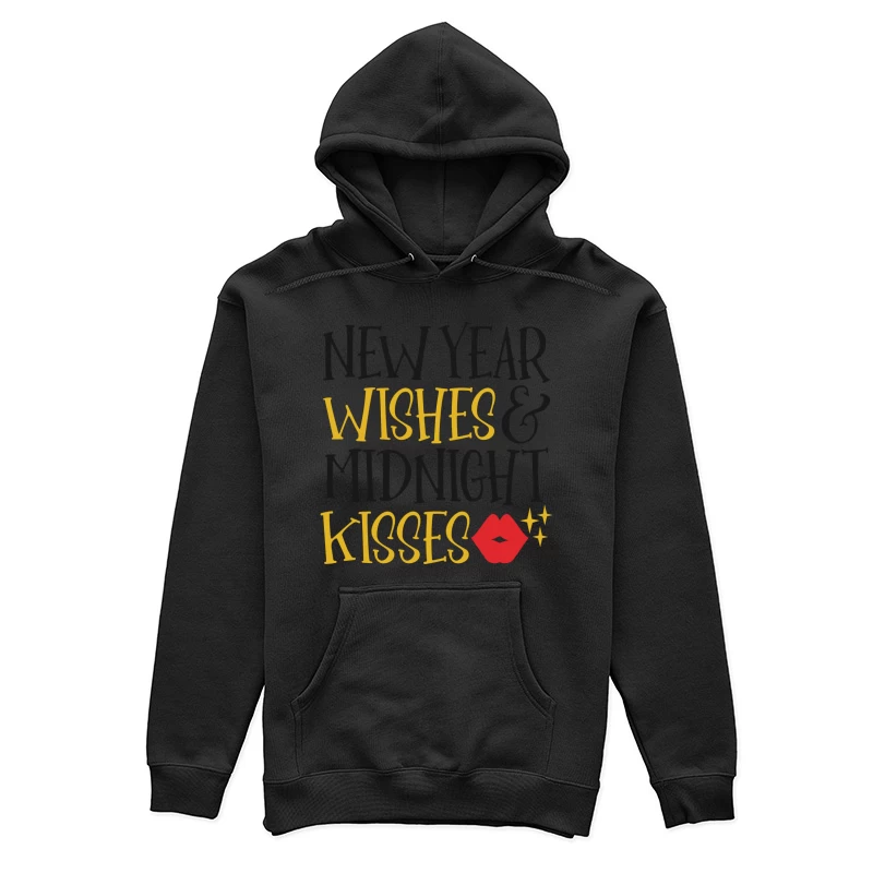 Vœux de Nouvelle Année et Baisers de Minuit Femme Sweat à capuche