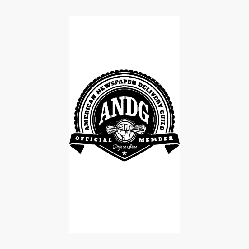 American Newspaper Delivery Guild iPhone Case