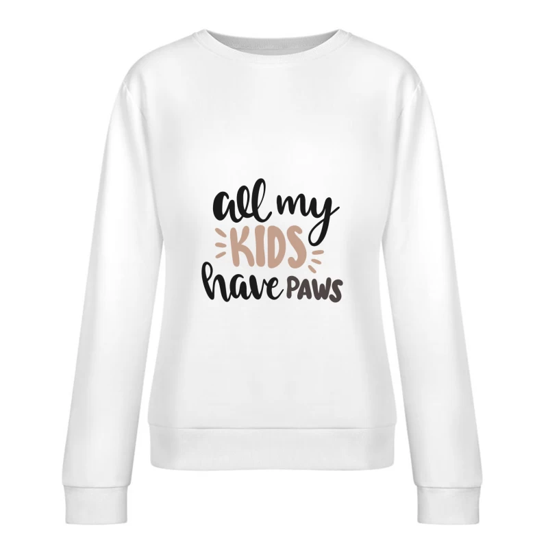 Expression d'amour pour les animaux Femme Sweat-shirt à enfiler