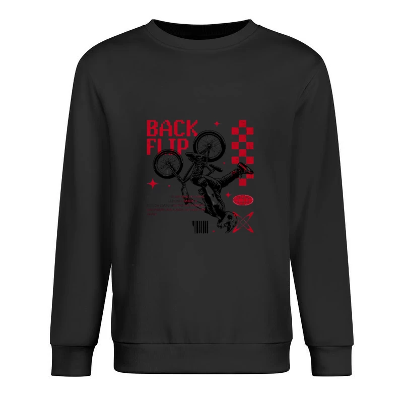 Stunt à vélo avec backflip Homme Sweat-shirt à enfiler