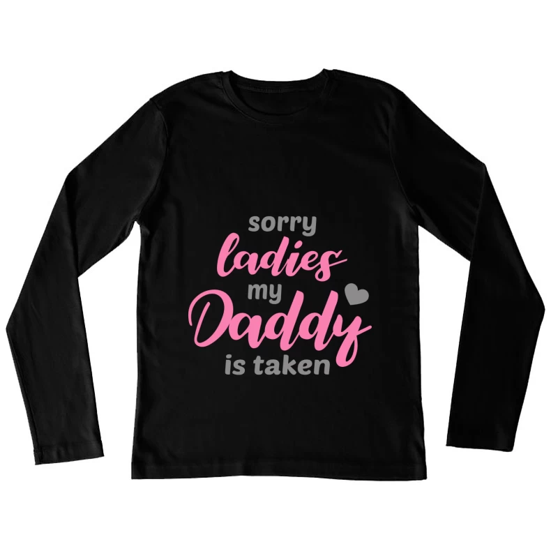 Message drôle pour enfants sur l'amour paternel Femme Manches Longues T-Shirt
