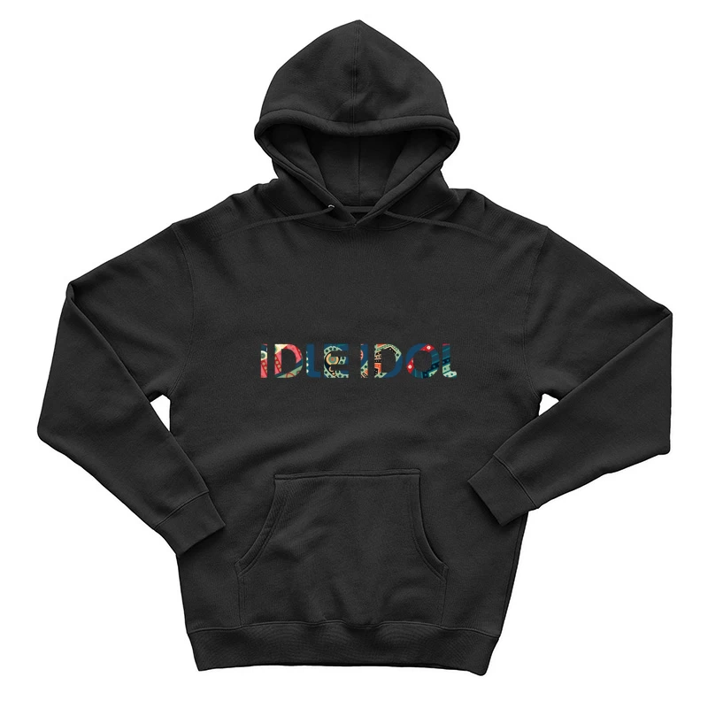 Bunte geometrische Buchstaben Herren Pullover Hoodie