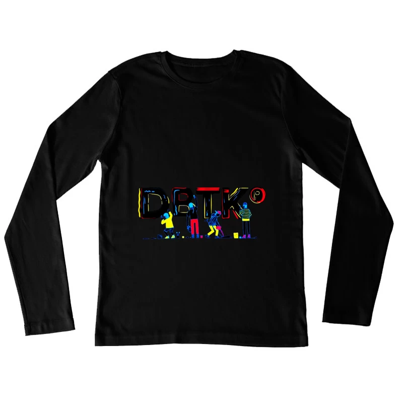 Creative Street Art Representation Female Long Sleeve T-Shirt