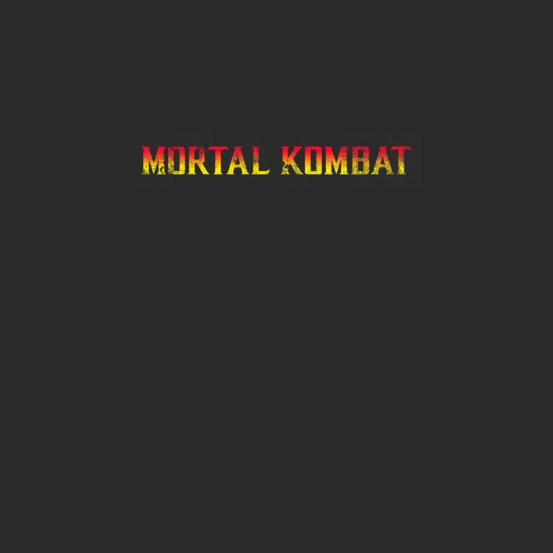 Mortal Kombat Vintage Title, distressed Baseball Cap