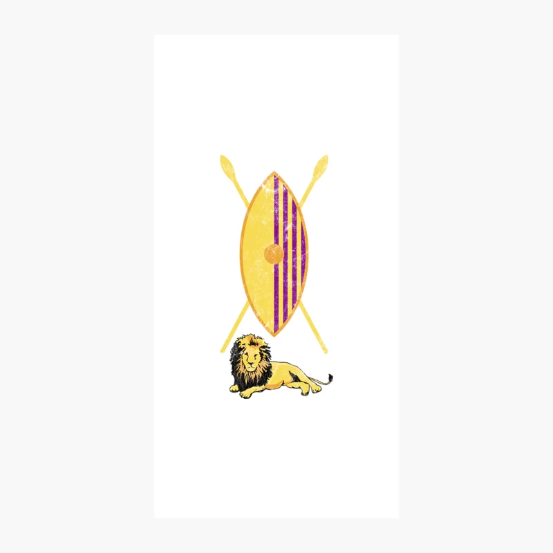 Buganda  Faded Vintage Style Flag iPhone Case