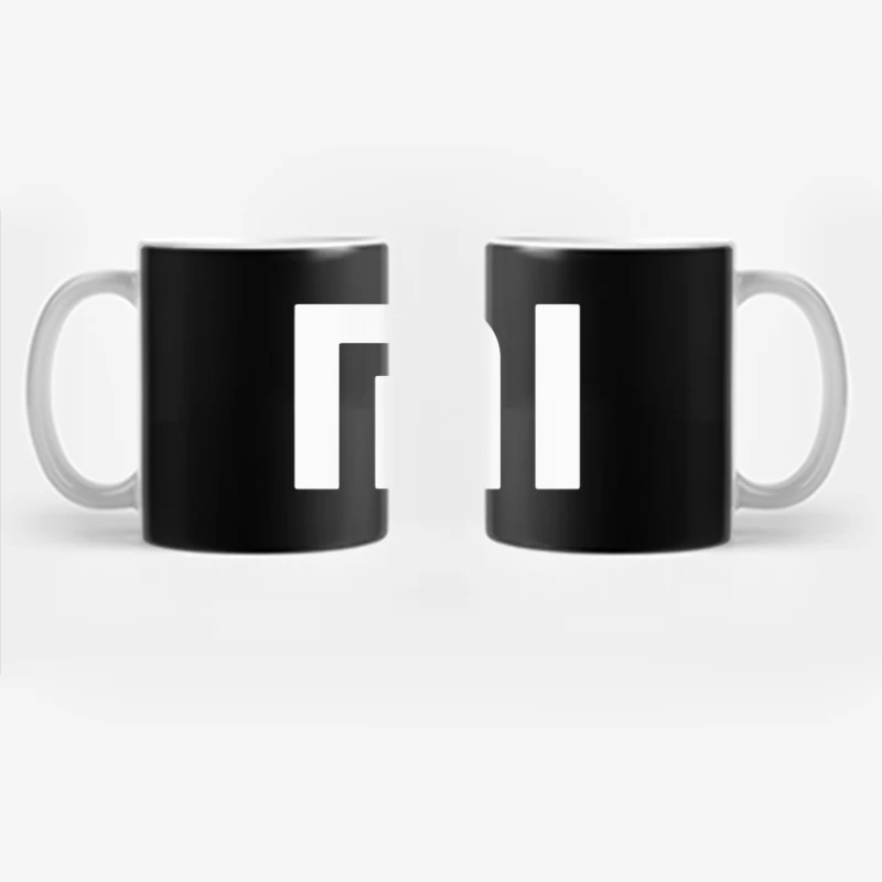 Minimalist Xiaomi Logo Design in Gray Coffee Mug