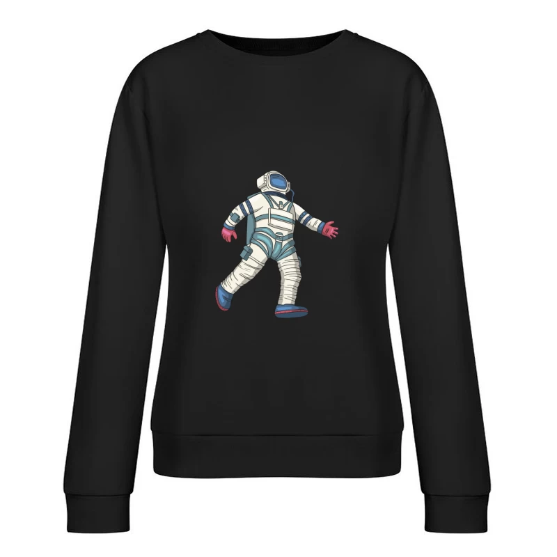 Astronaut im Raumanzug Damen Pullover Sweatshirt