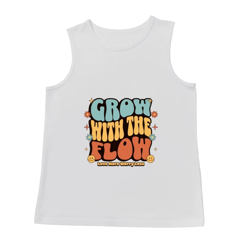 Wachse mit dem Fluss Motiv Herren Tanktops