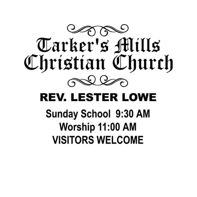 Tarker_s Mills Christian Church Tapestry