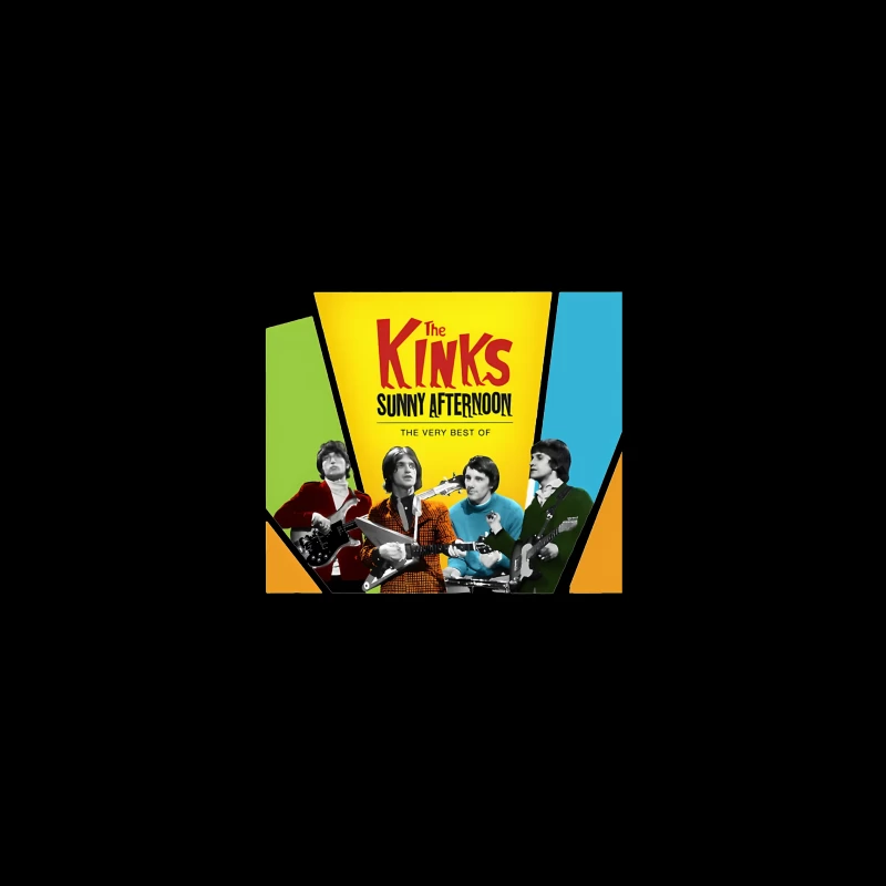 The Kinks 'Sunny Afternoon: The Very Best Of' Vintage Album Cover Desk Mat