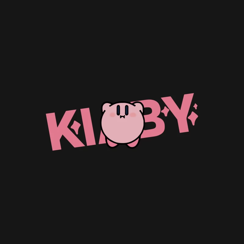 Kirby Charakter Design Herren Langarm T-Shirt