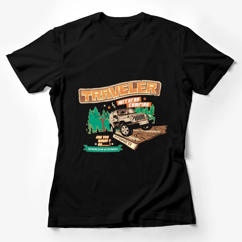 Abenteuerreisen im Gelände Damen T-Shirt