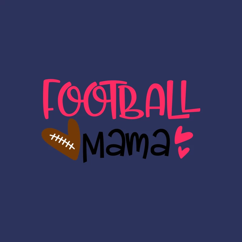 Design Maman de Football avec Cœur Femme T-Shirt